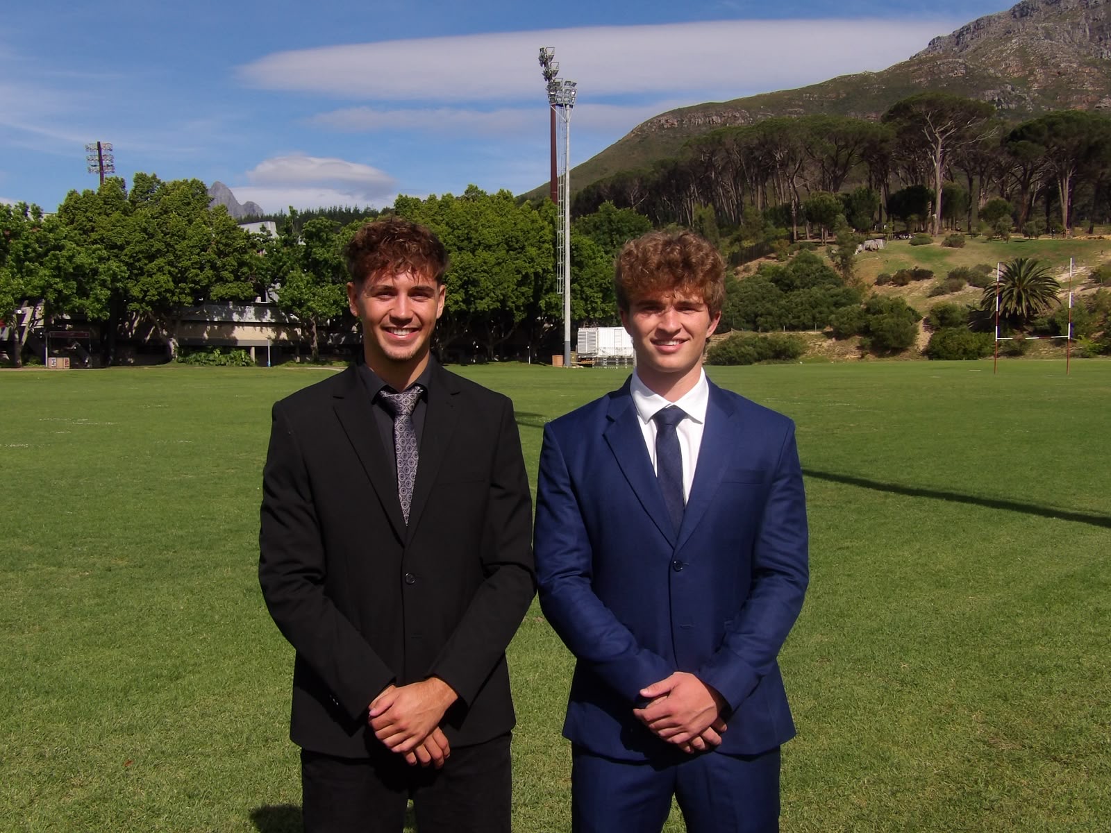 Jonah Siepe Jansen van Rensburg and Antonio de Souza, founders of South African Aircraft Detailing, in Stellenbosch